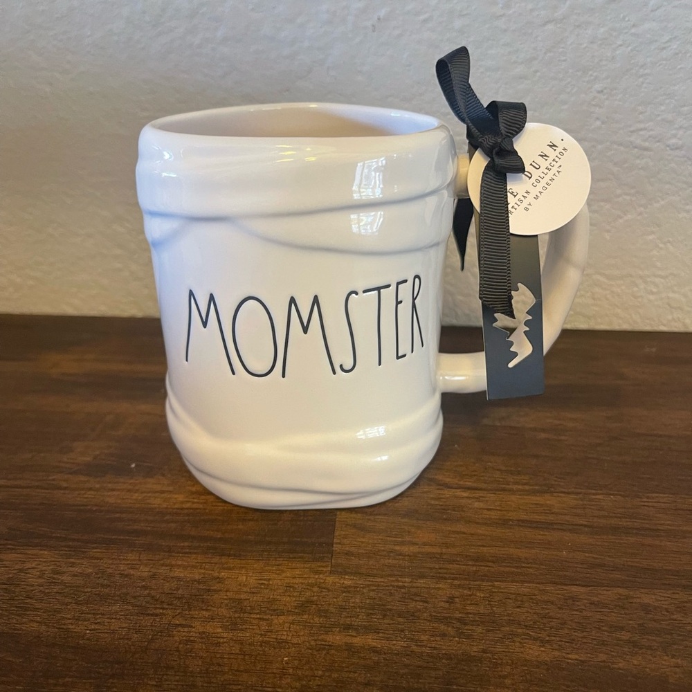 Rae Dunn mug Halloween MOMSTER large kitchen mug for MOM brand new